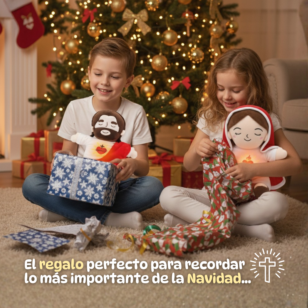 Peluche Cristiano con Efecto de Respiración